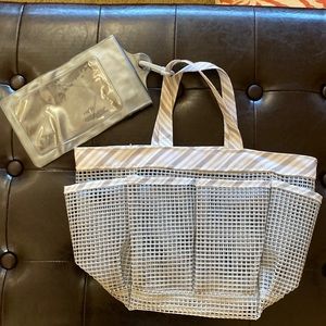 Gray College Shower Caddy Bag